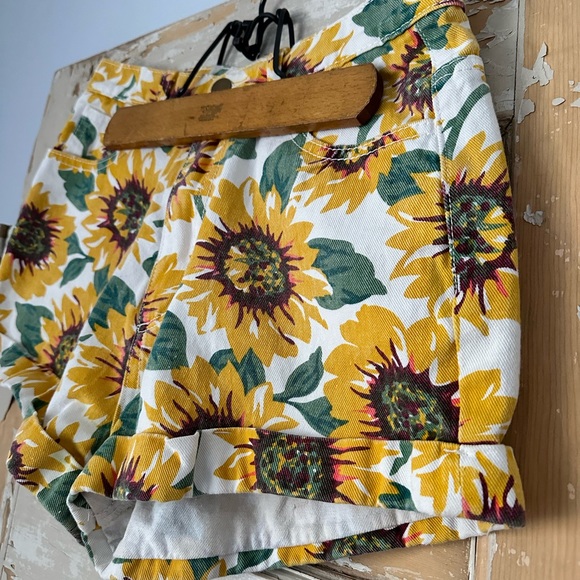 American Apparel Sunflower High Waisted Shorts | W 28 - Picture 3 of 7
